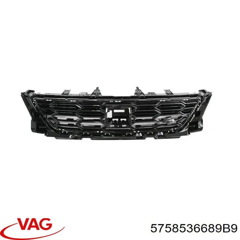 Купить 5758536689B9 VAG Решетка радиатора
