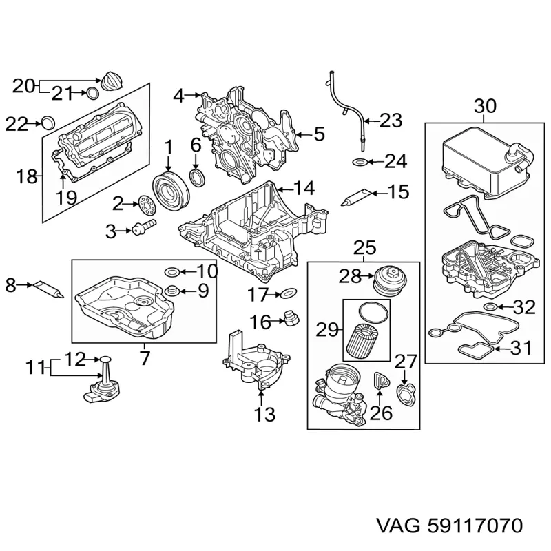 59117070 VAG/Audi