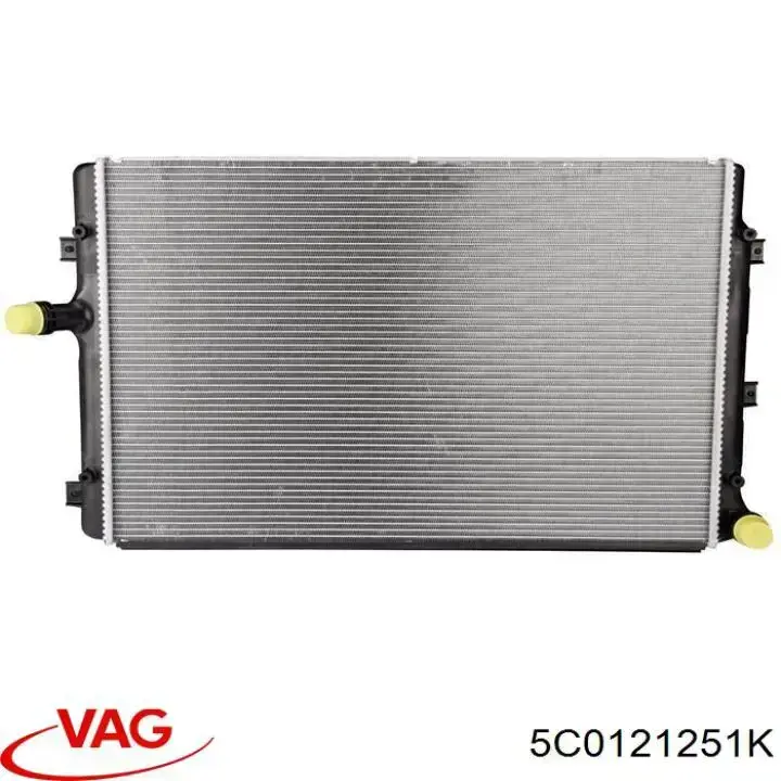 Радиатор охлаждения двигателя VAG 5C0121251K