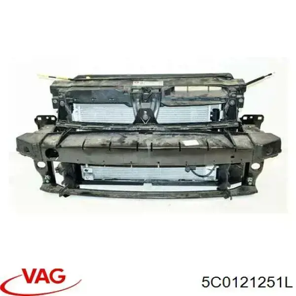 Радиатор охлаждения двигателя VAG 5C0121251L цена, от 93.99 USD