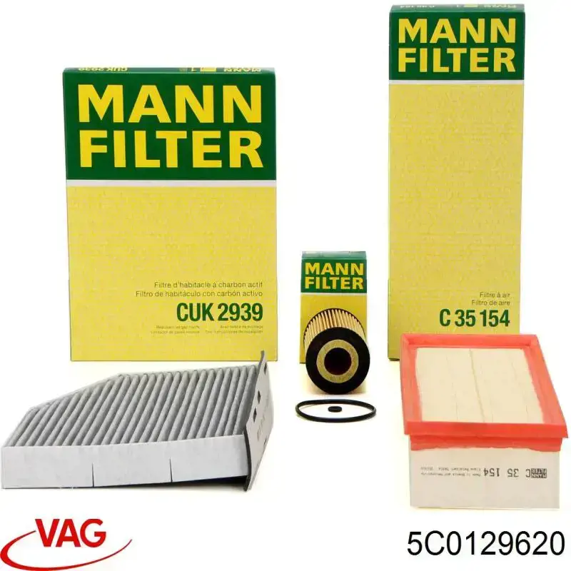 Купить 5C0129620 VAG Автомобильный фильтр воздуха