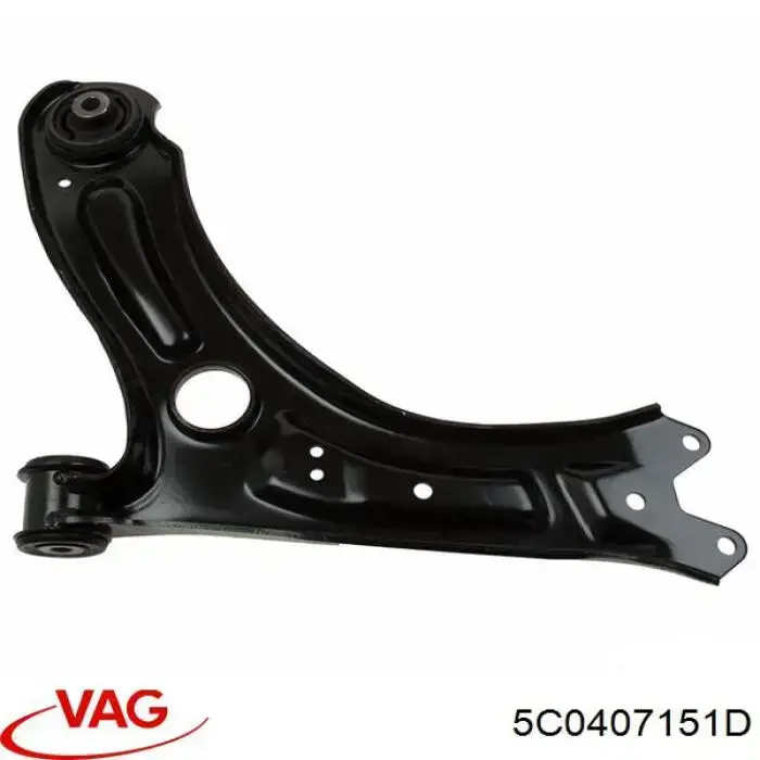 Левый рычаг передней нижней подвески VAG 5C0407151D цена, от 40.54 USD