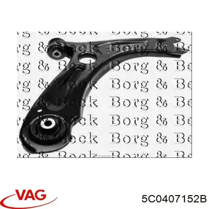 5C0407152B VAG Рычаг передней подвески нижний, правый