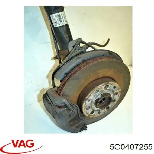 Цапфа передняя левая 5C0407255 VAG