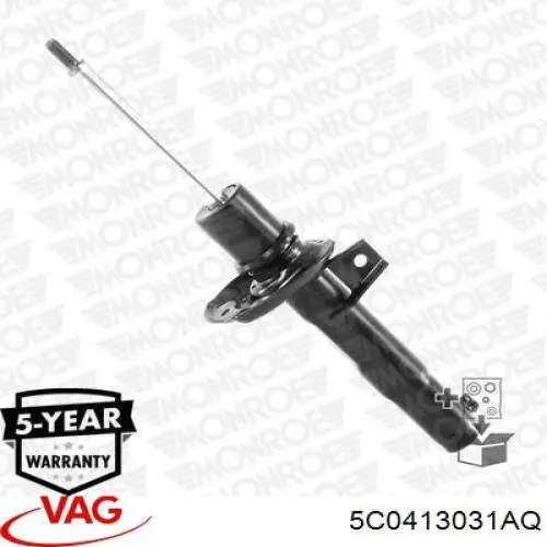 Купить 5C0413031AQ VAG Амортизатор передней подвески