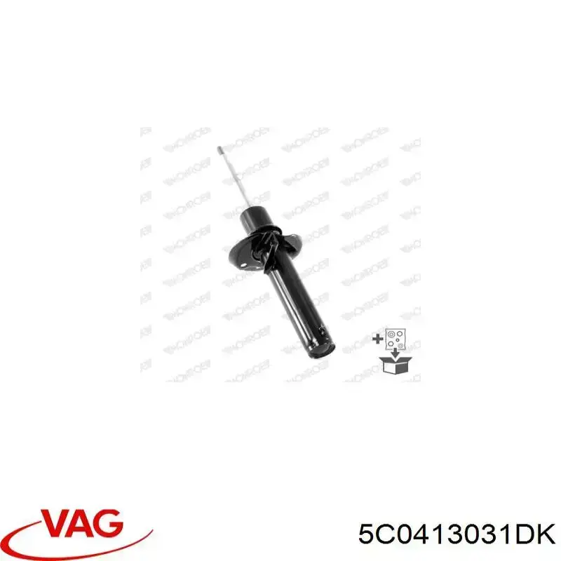 Стойка амортизатора передняя VAG 5C0413031DK цена, от 182.53 USD