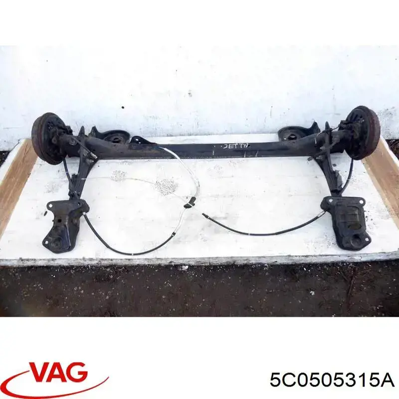  Подрамник задний Volkswagen Jetta 6