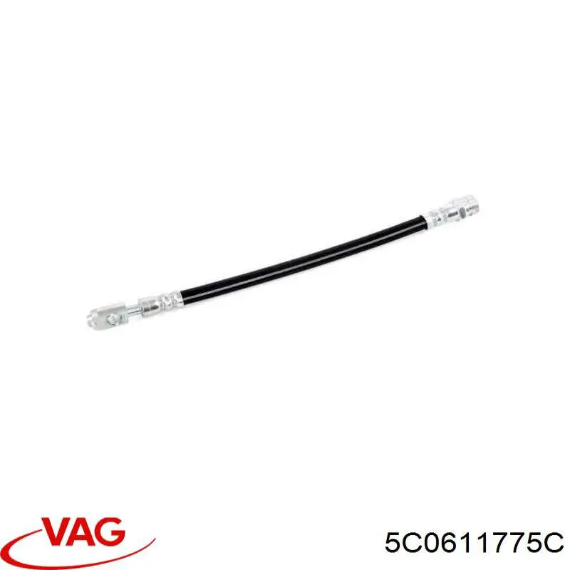 5C0611775C VAG Шланг тормозной задний левый