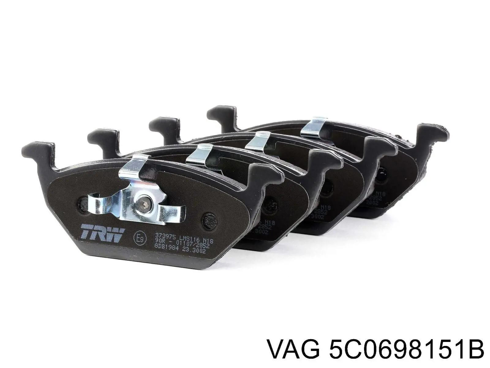 Передние тормозные колодки 5C0698151B VAG