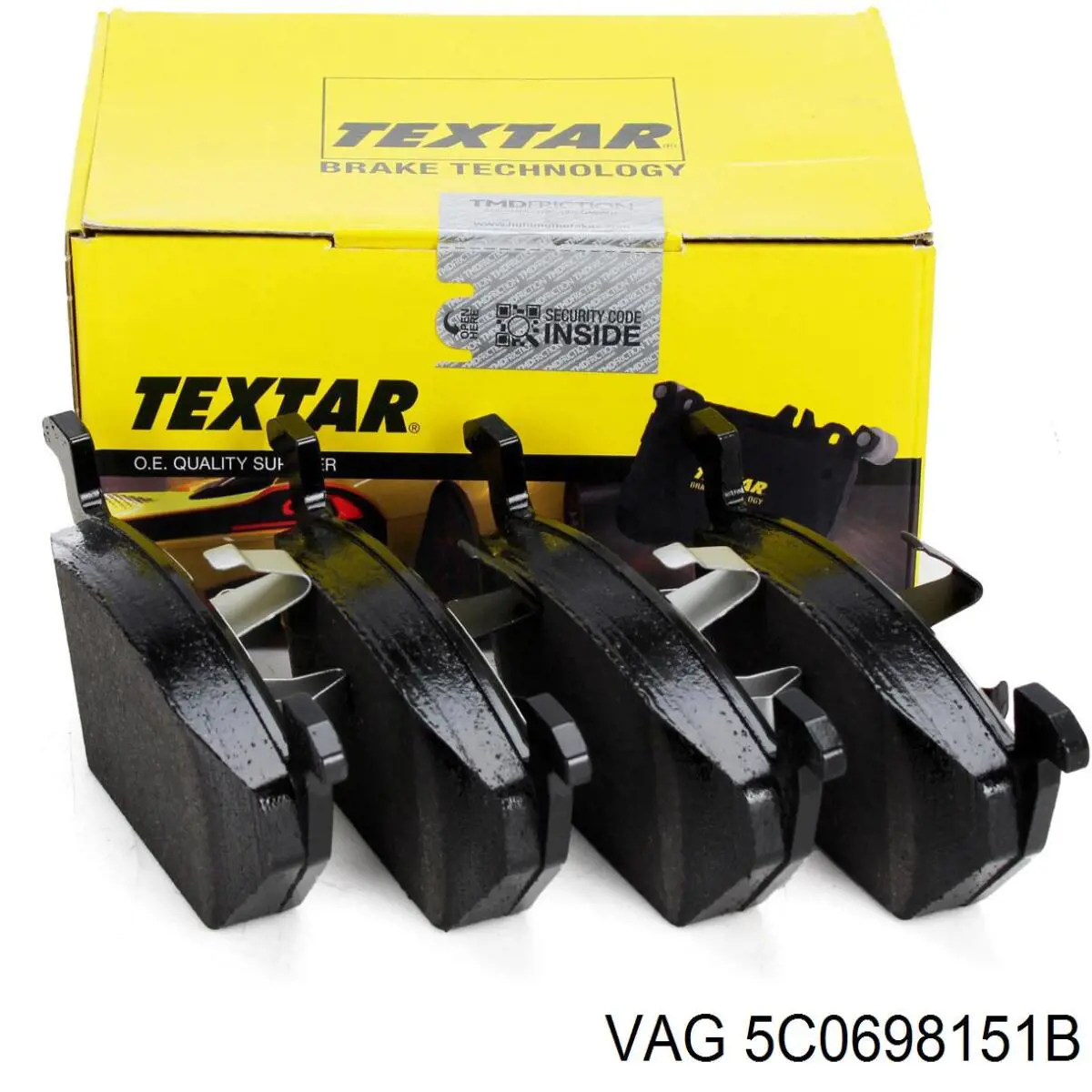 Купить 5C0698151B VAG Колодки тормозные