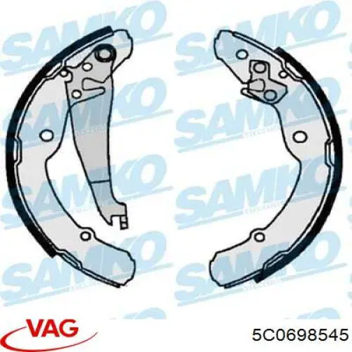 Барабанные колодки VAG 5C0698545