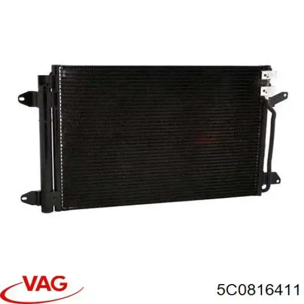 5C0816411 VAG радиатор кондиционера