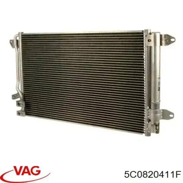 5C0820411F VAG radiador de aparelho de ar condicionado