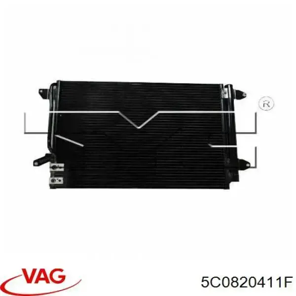 Купить 5C0820411F VAG Радиатор системы охлаждения кондиционера