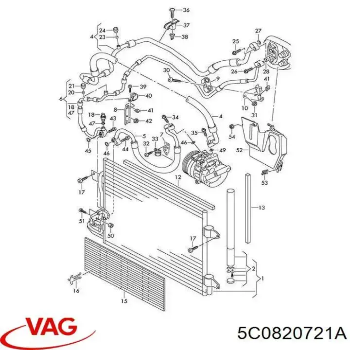  VAG 5C0820721A цена, от 157.62 USD