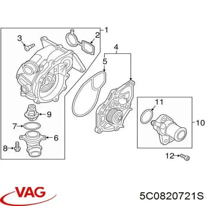 Купить 5C0820721S VAG 