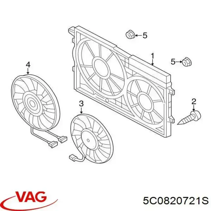  5C0820721S VAG