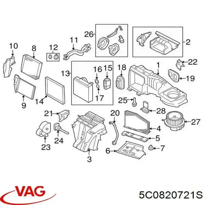  VAG 5C0820721S