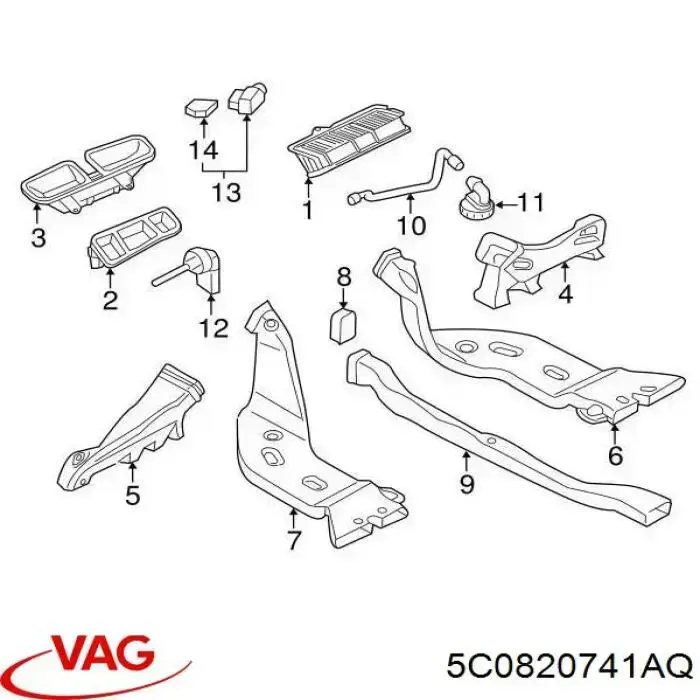  5C0820741AQ VAG