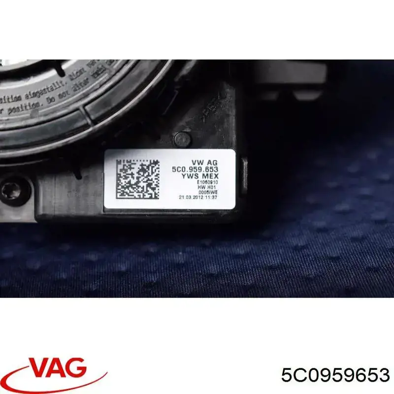 5C0959653 VAG Кольцо подушки безопасности
