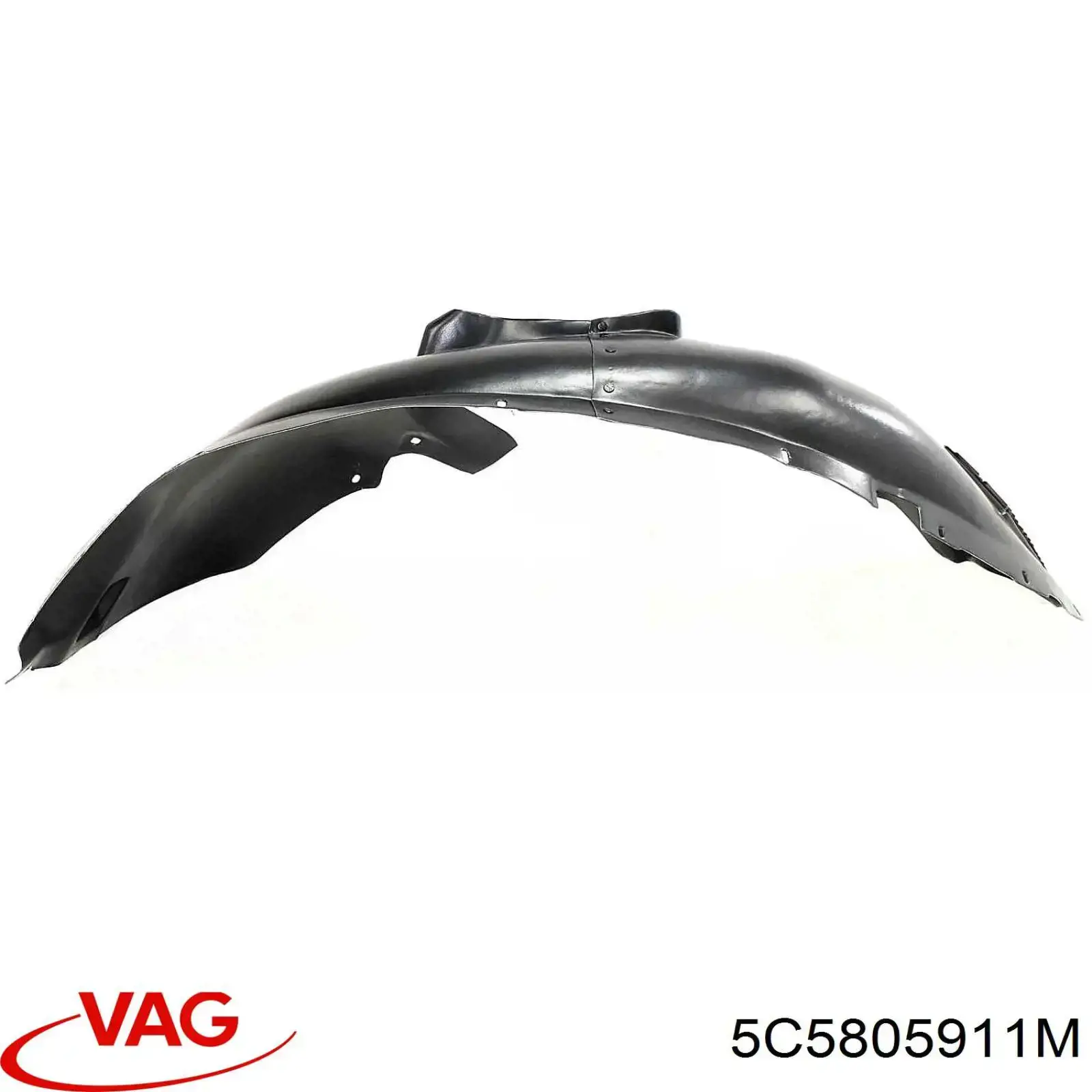 Подкрылок крыла переднего левый VAG 5C5805911B цена, от 46.40 USD