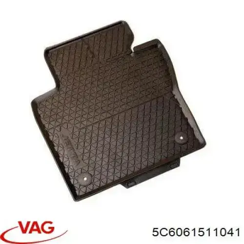 5C606151282V VAG коврик задний, комплект из 2 шт.