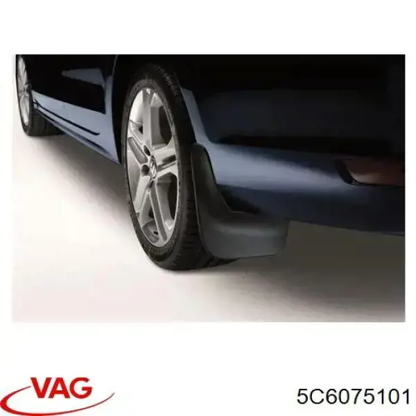 Брызговики задние, комплект VAG 5C6075101 цена, от 14.84 USD