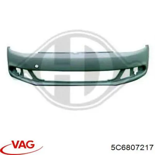 Купить 5C6807217 VAG Буфер (бампер) передний
