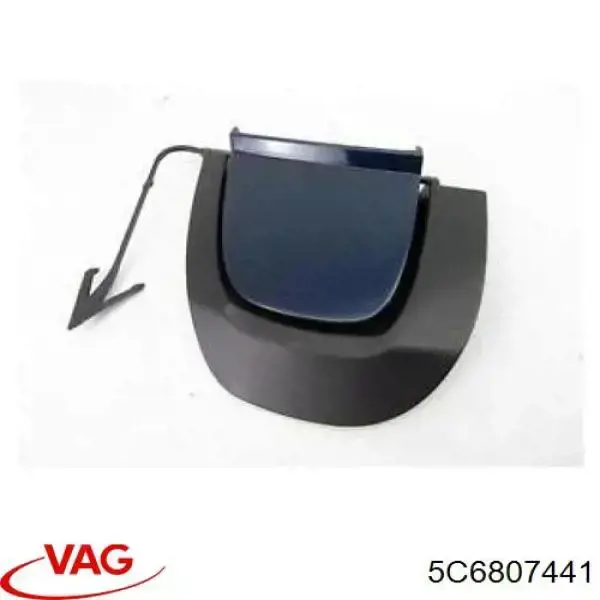 5C6807441 VAG заглушка бампера буксировочного крюка задняя
