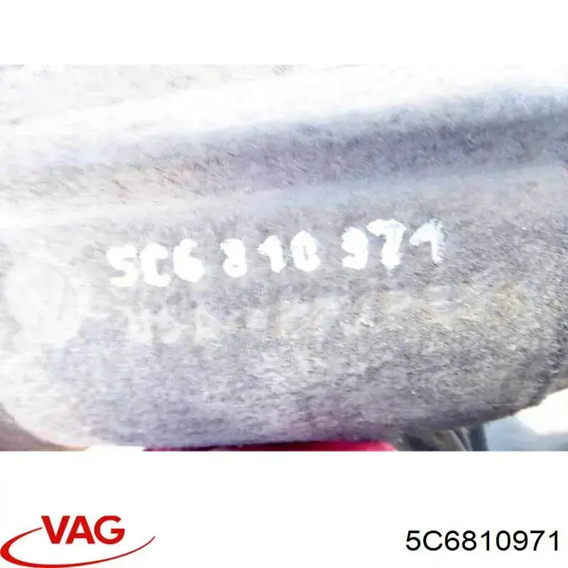 5C6810971 VAG guarda-barras do pára-lama traseiro esquerdo