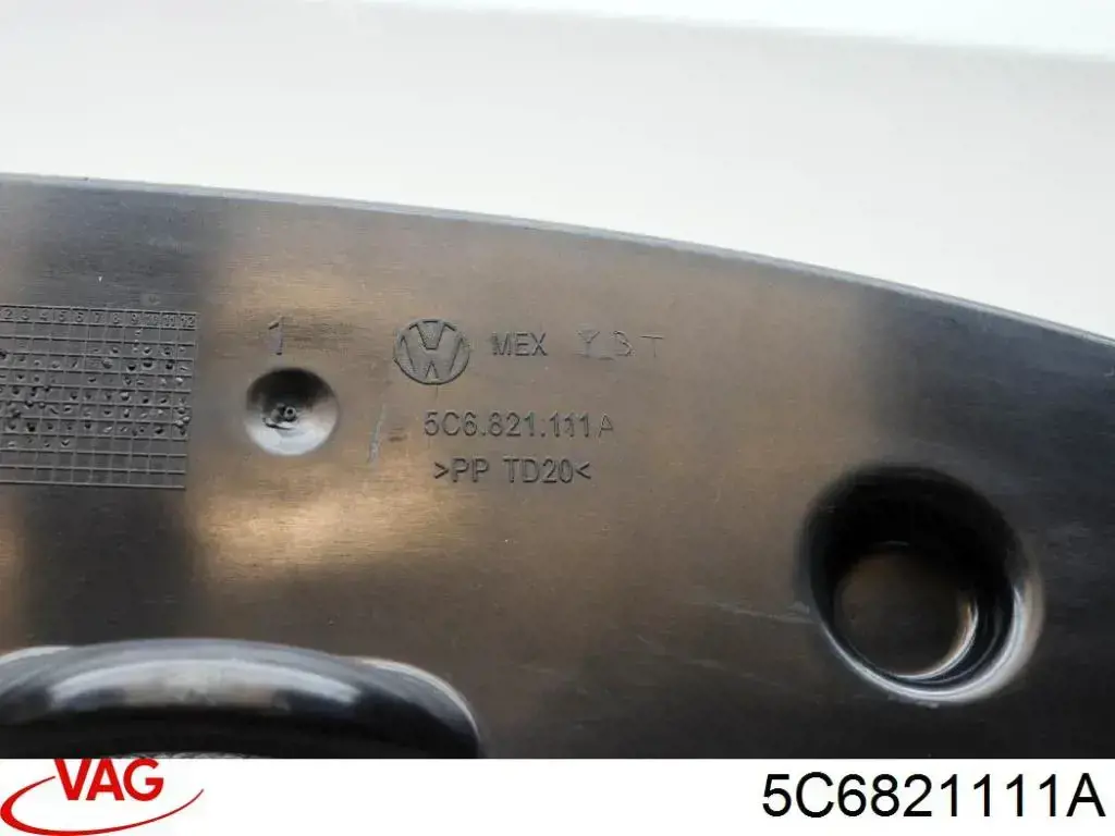 Уплотнитель крыла VAG 5C6821111A цена, от 37.52 USD