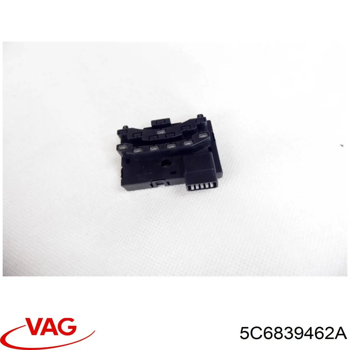 Механизм стеклоподъемника двери задней правой 5C6839462A VAG