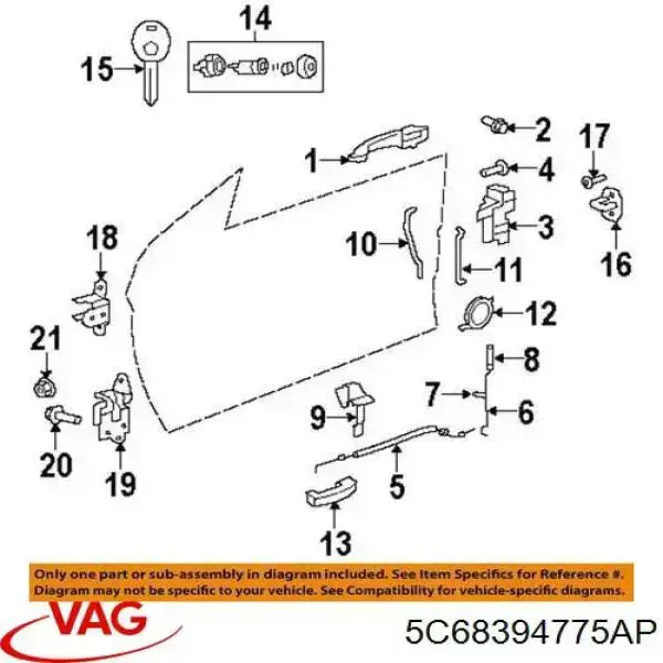 VAG 5C68394775AP