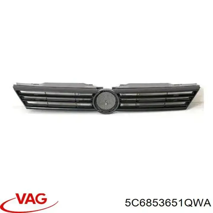 Купить 5C6853651QWA VAG Решетка радиатора