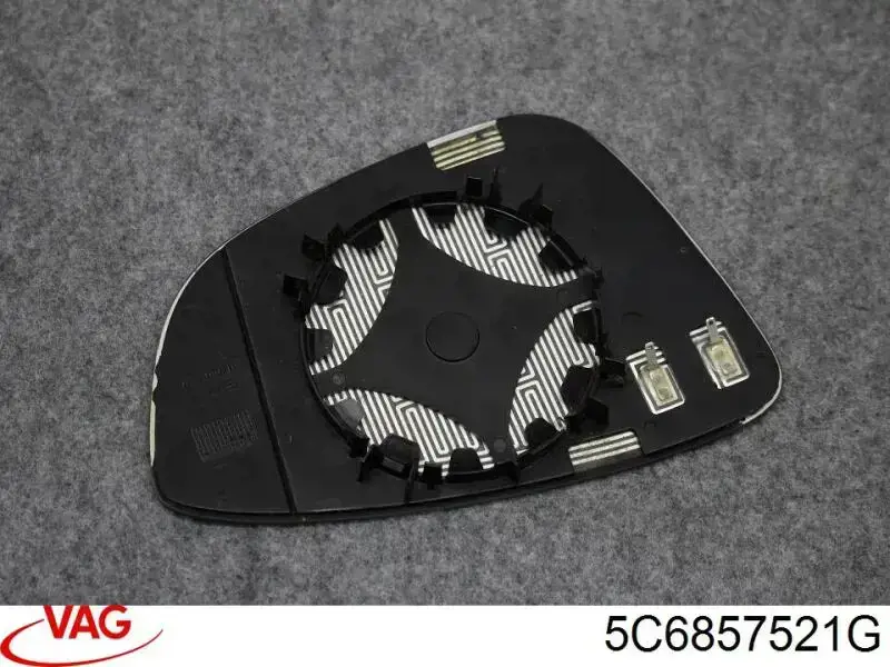 Купить 5C6857521G VAG Стекло зеркала заднего вида, левого