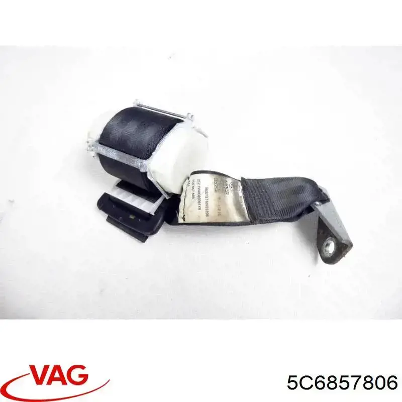 5C6857806 VAG Ремень безопасности задний правый