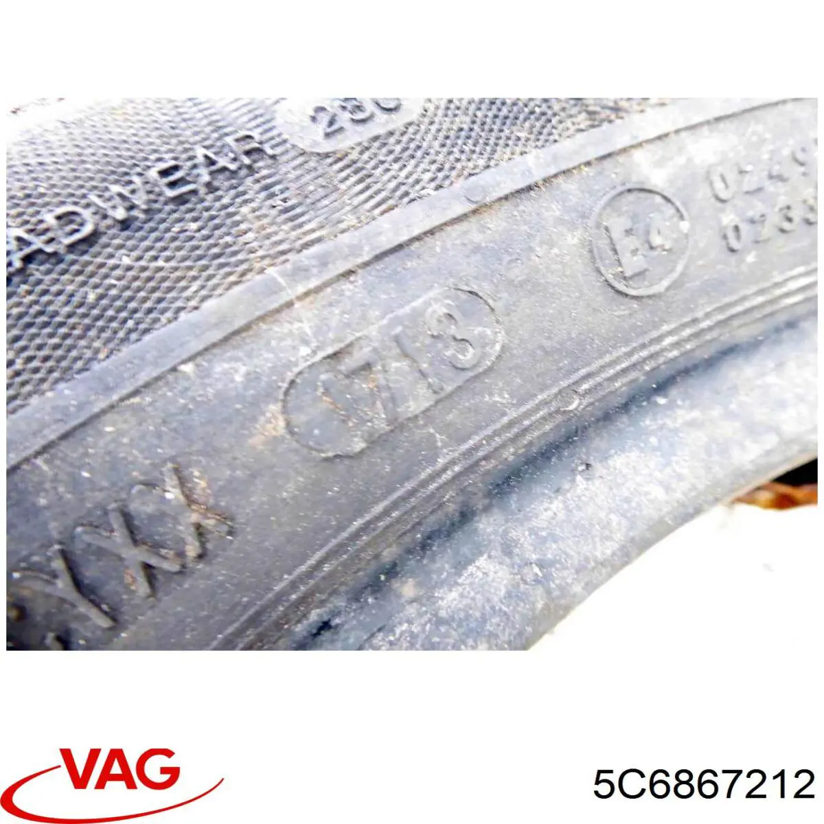 Купить 5C6867212 VAG Облицовка задней правой двери