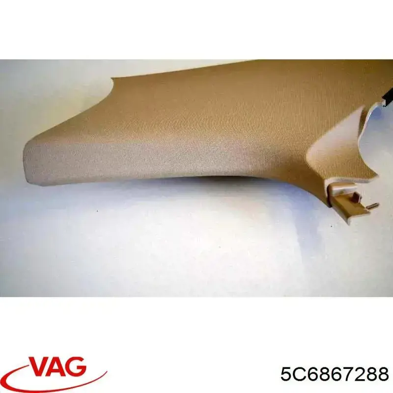 5C6867288 VAG Обшивка стойки кузова внутренняя задняя правая