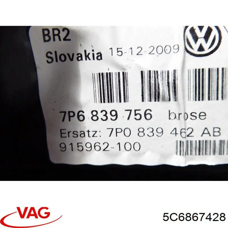 5C6867428 VAG 