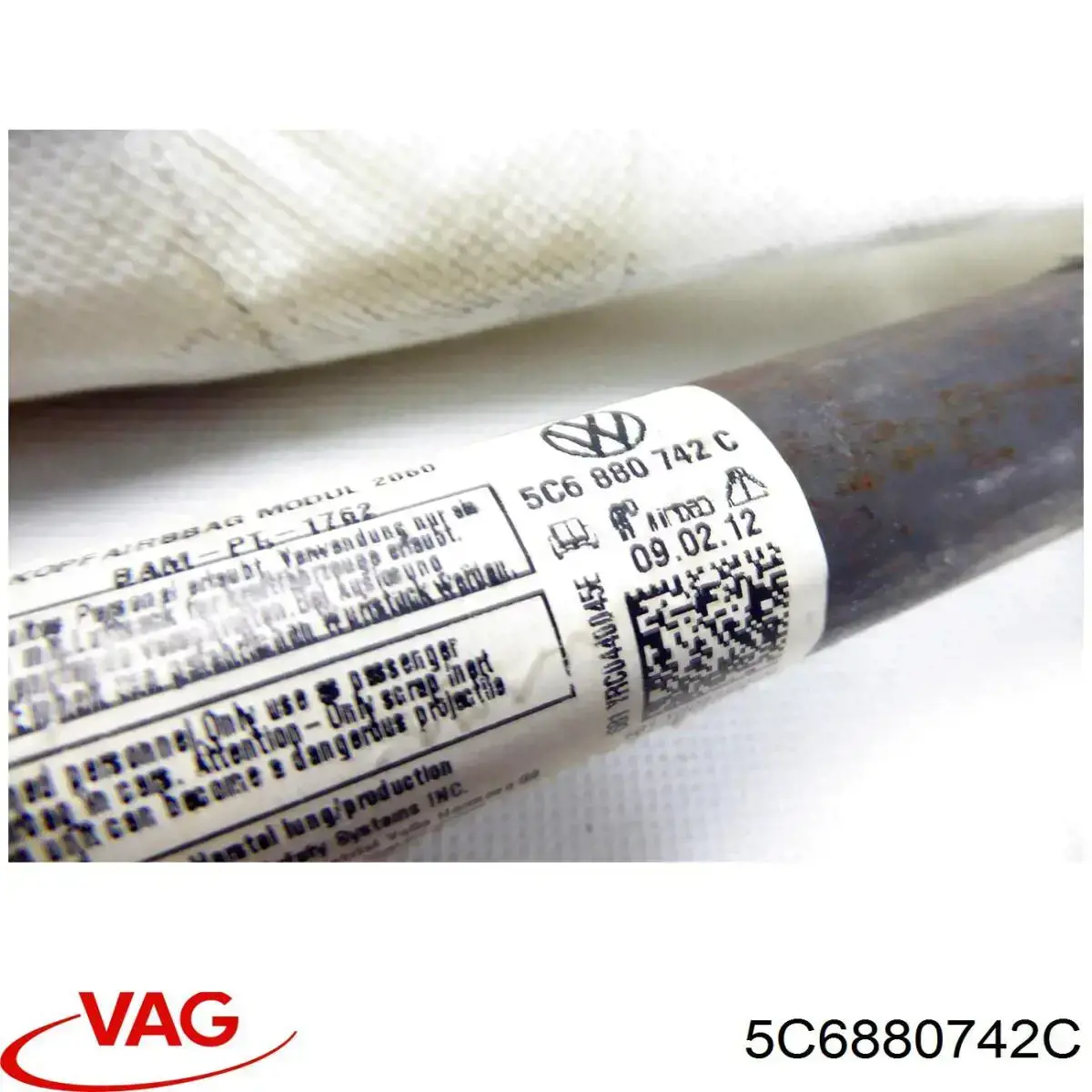 Купить 5C6880742C VAG AIRBAG, шторка боковая правая