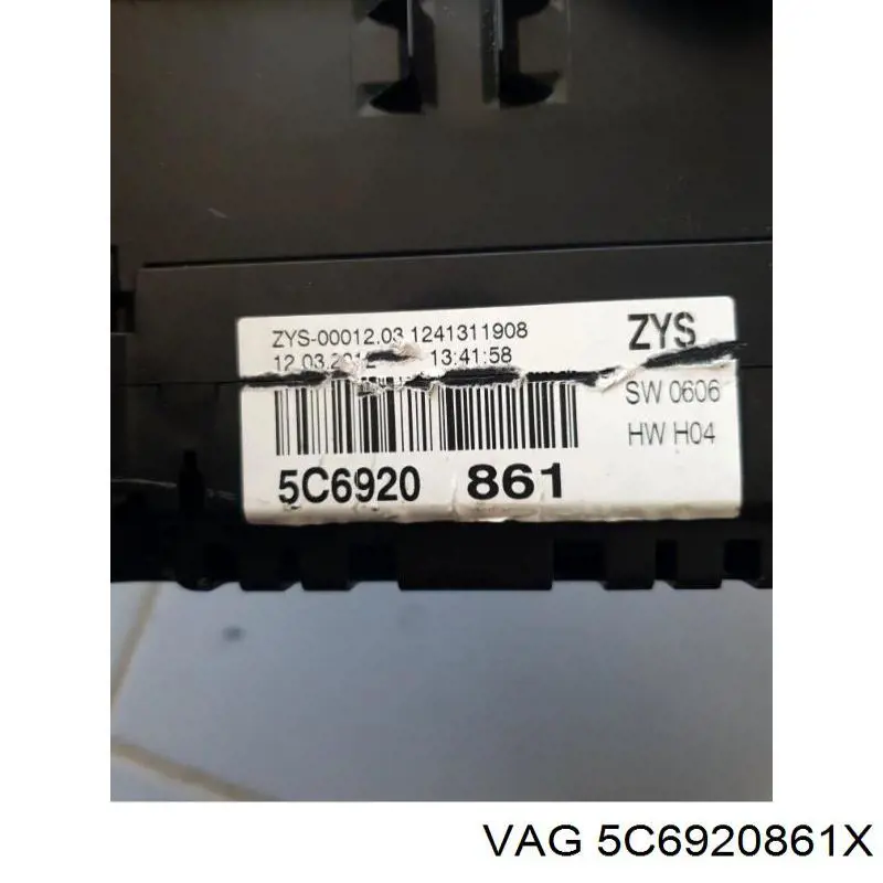 5C6920861 VAG Щиток приборов