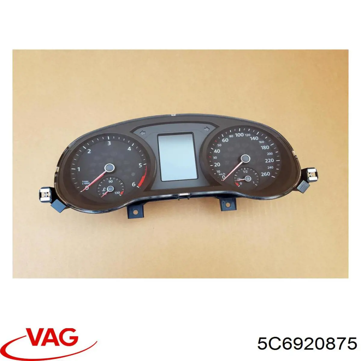 Приборная доска (щиток приборов) VAG 5C6920875 цена, от 385.16 USD