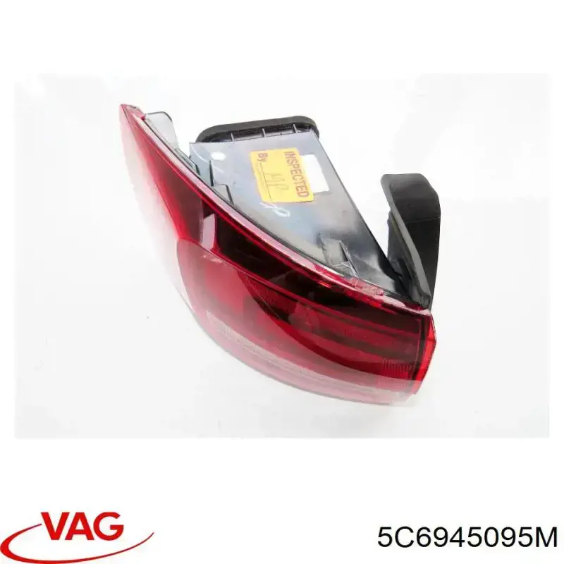 Задний левый внешний фонарь VAG 5C6945095M
