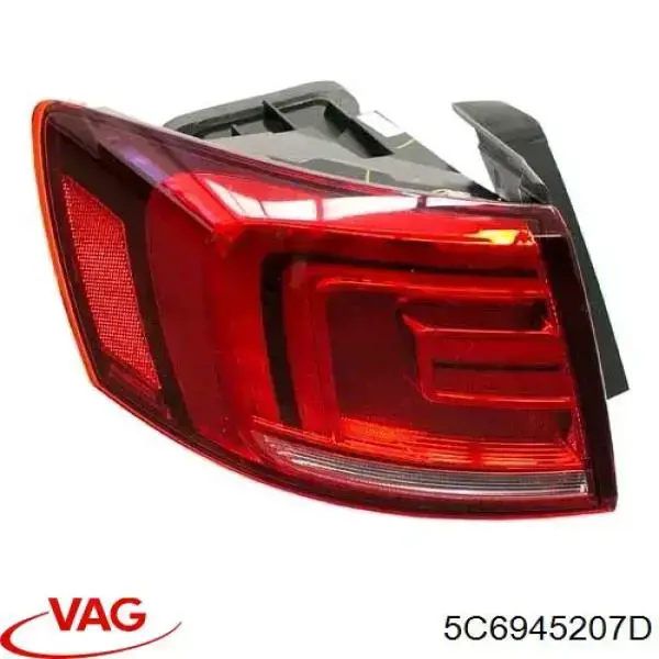 Задняя левая внешняя фара VAG 5C6945207D цена, от 51.20 USD