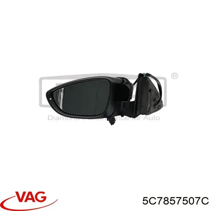 Зеркало заднего вида, левое VAG 5C7857507C цена, от 88.86 USD
