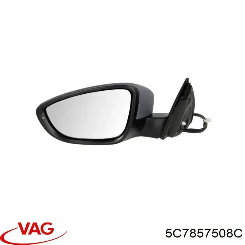 Купить 5C7857508C VAG Боковое зеркало заднего вида правое