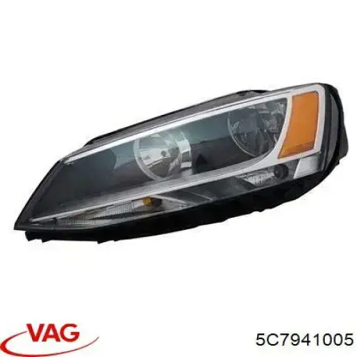 Левая фара 201256200 TYC