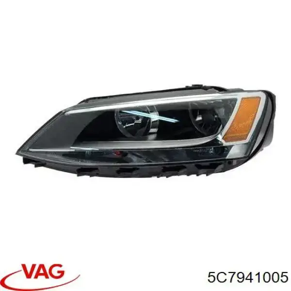 Левая фара 201256200 TYC