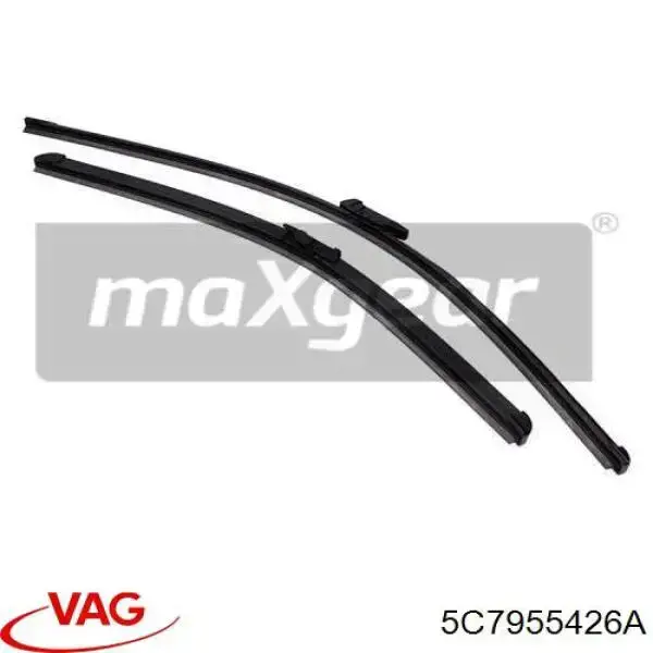 Купить 5C7955426A VAG Щетка-дворник лобового стекла пассажирская