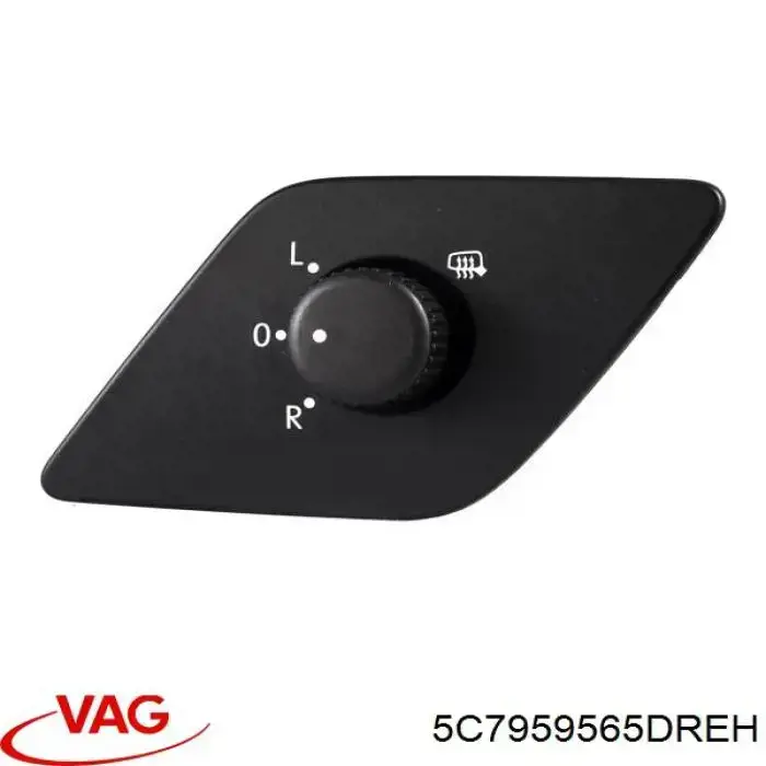 Блок управления зеркалами заднего вида VAG 5C7959565KREH цена, от 25.40 USD